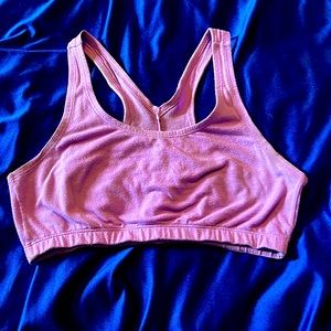 Plum purple sports bra (no pads)